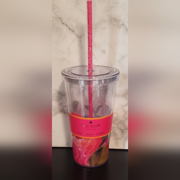Kate Spade Floral Tumbler NWT - Picture 3 of 6